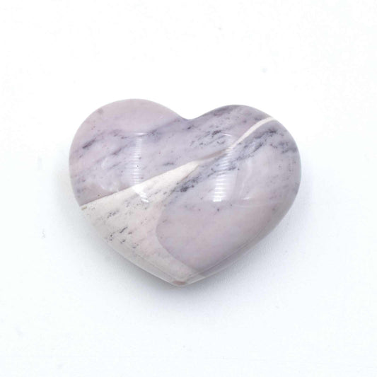 Marbled Mookaite Heart Carving [Small]