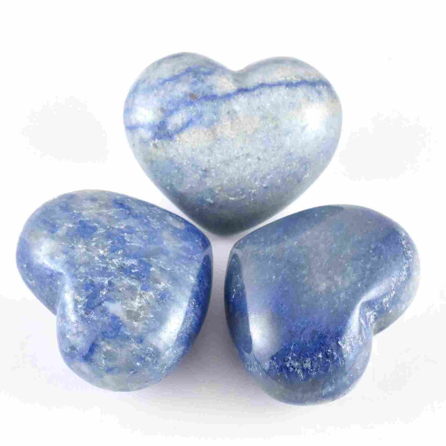 Blue Aventurine Heart Carving [Puffy]
