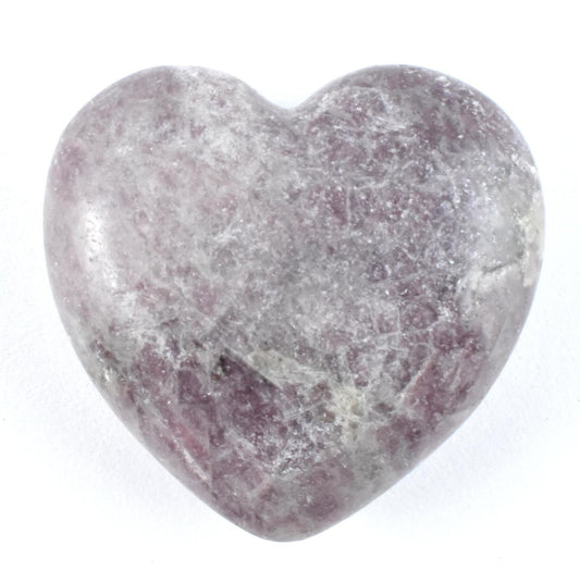 Pink Lepidolite Heart Carving [Small]