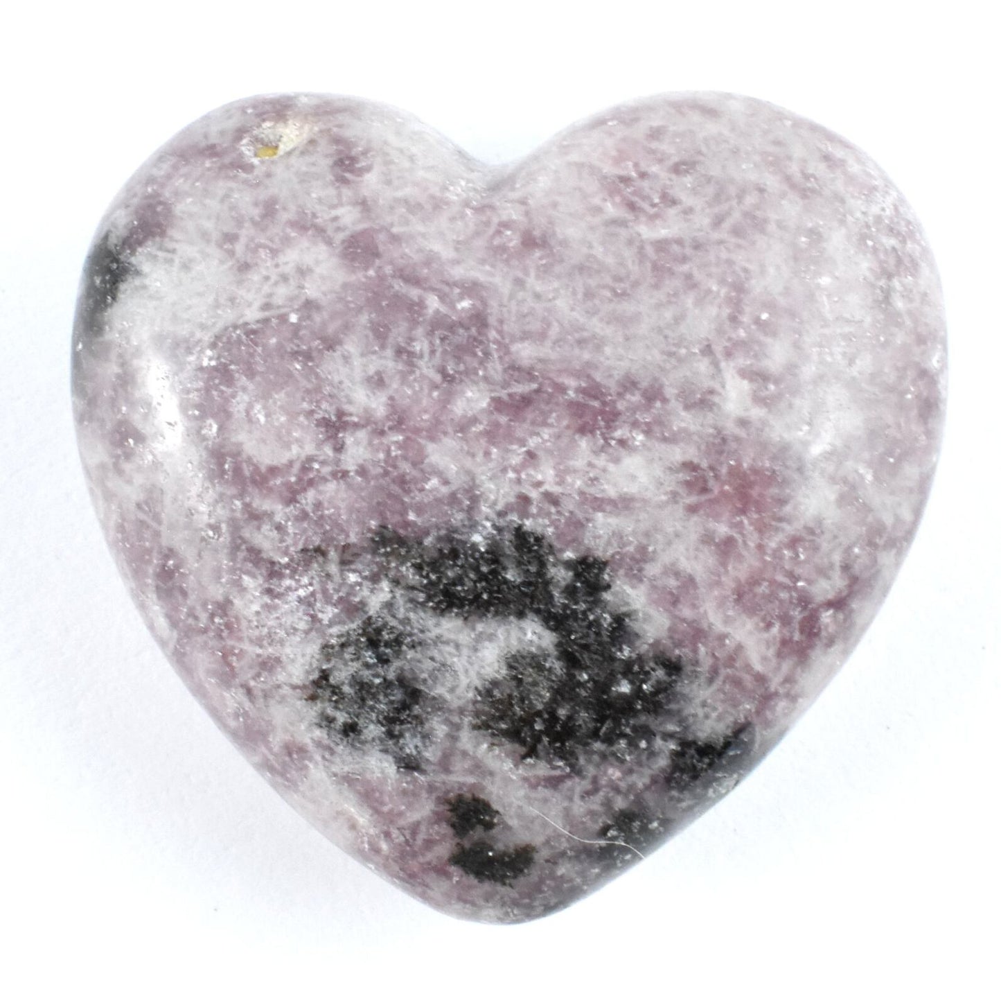 Pink Lepidolite Heart Carving [Small]