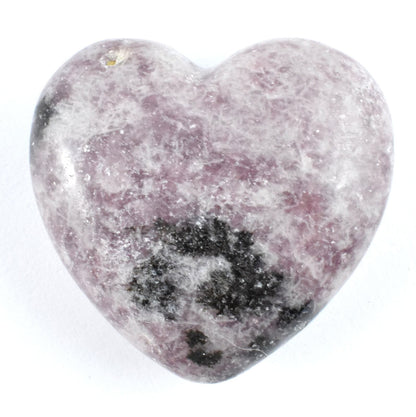 Pink Lepidolite Heart Carving [Small]