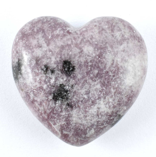 Pink Lepidolite Heart Carving [Small]