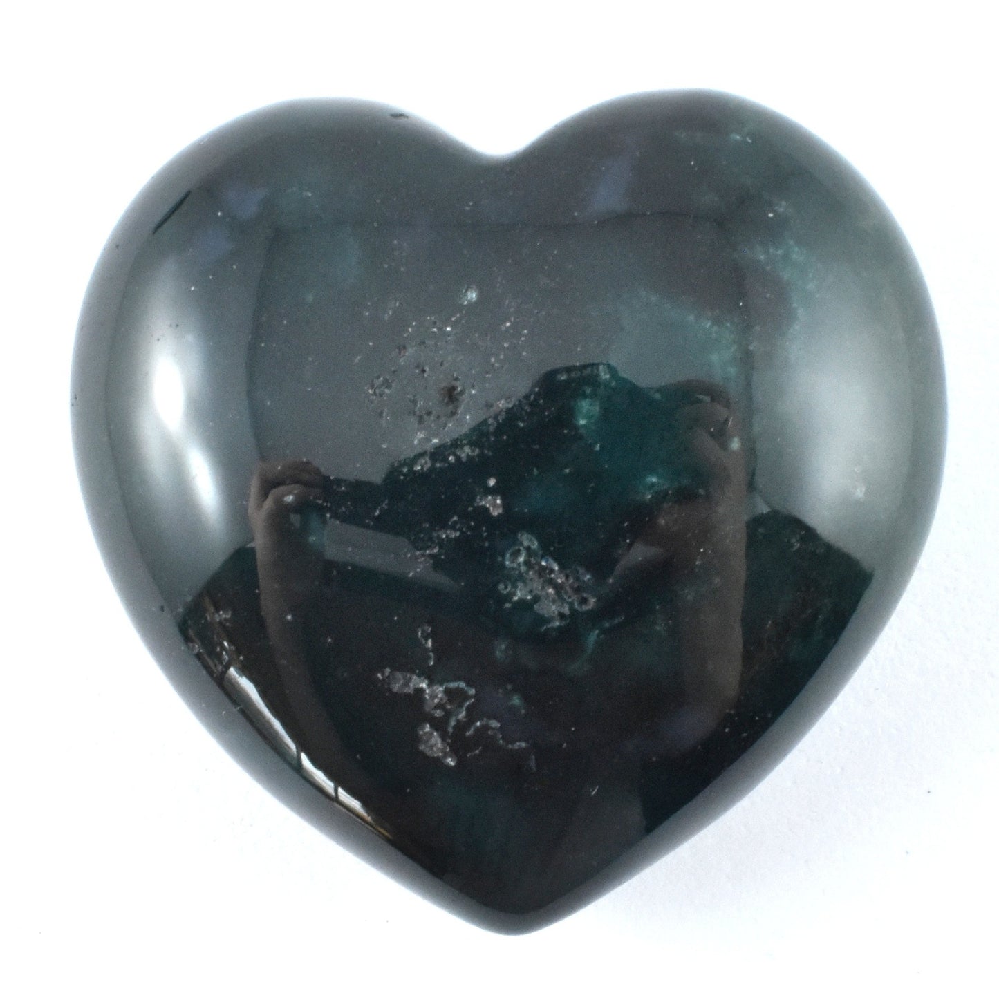 Green Jasper Heart Carving [Small]