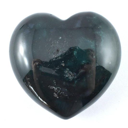 Green Jasper Heart Carving [Small]
