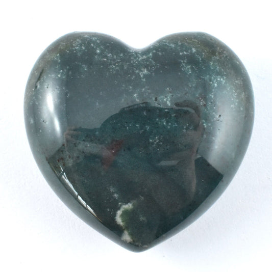 Green Jasper Heart Carving [Small]