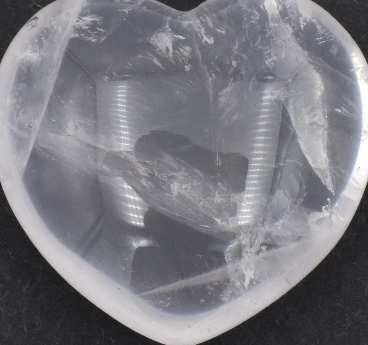 Pink Quartz Heart Carving [Small]