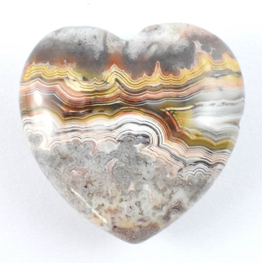 Red Crazy Lace Agate Heart Carving [Small]