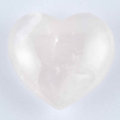 Rose Quartz Heart Carving [Small - Puffy]