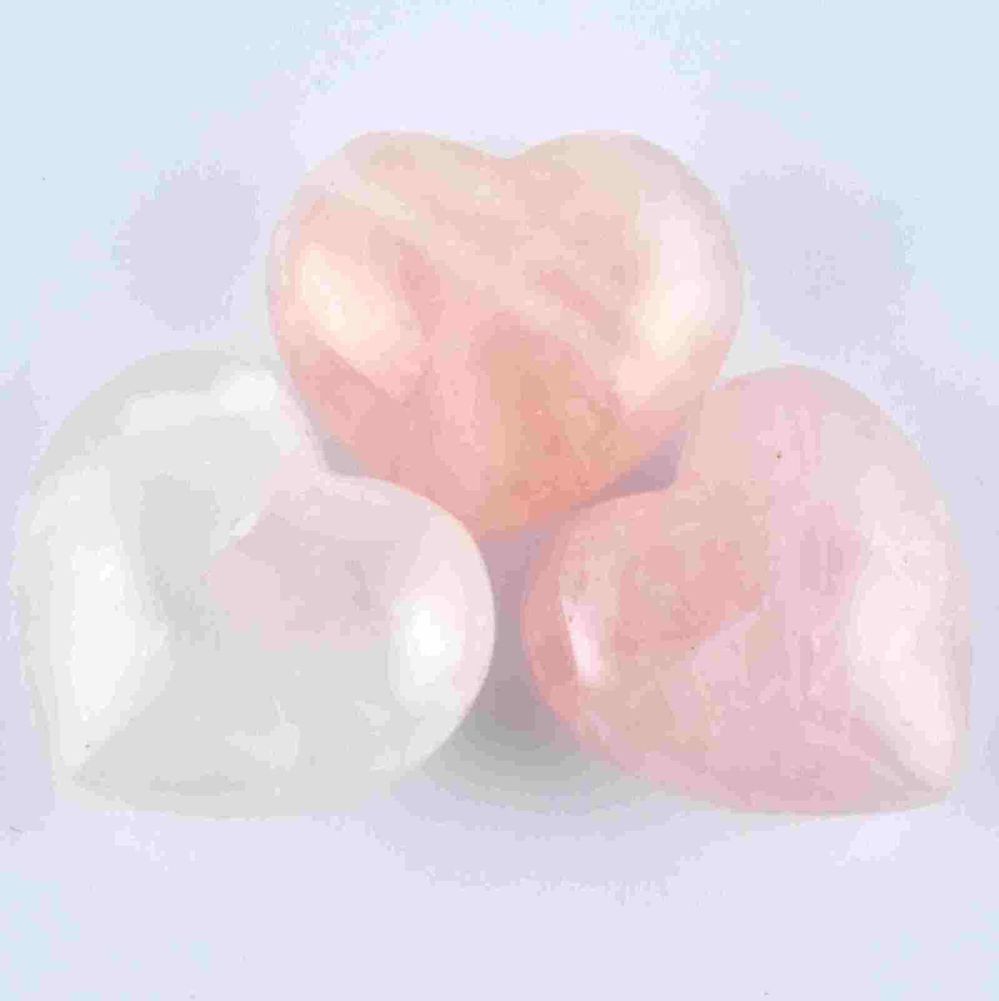 Rose Quartz Heart Carving [Small - Puffy]