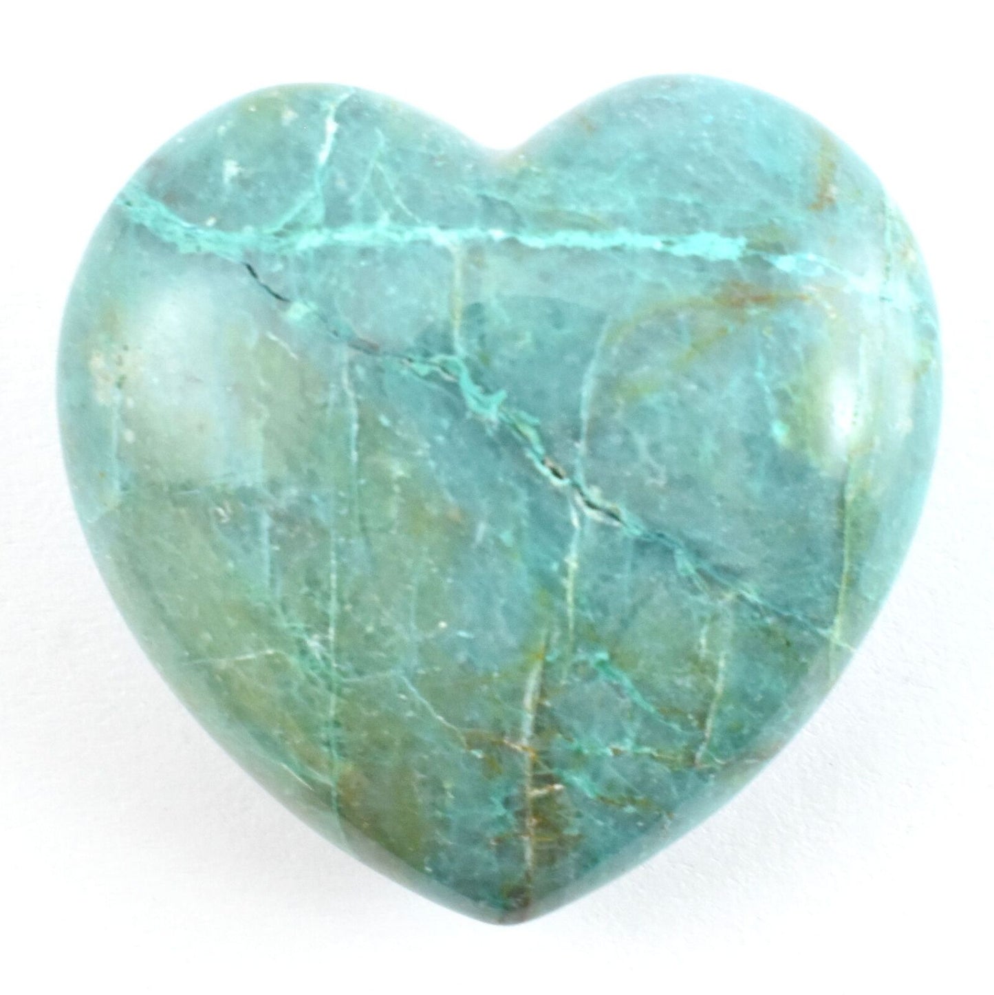 Chrysocolla Heart Carving [Small]