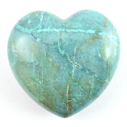 Chrysocolla Heart Carving [Small]