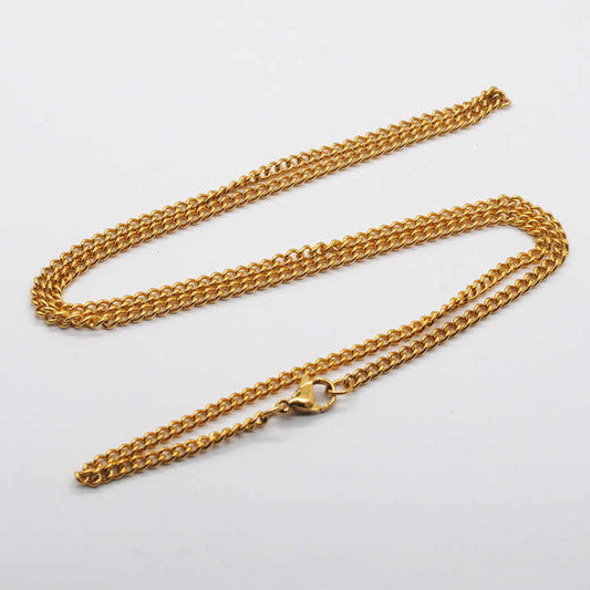 Curb Link Chain Necklace [22inch, 1.8mm]
