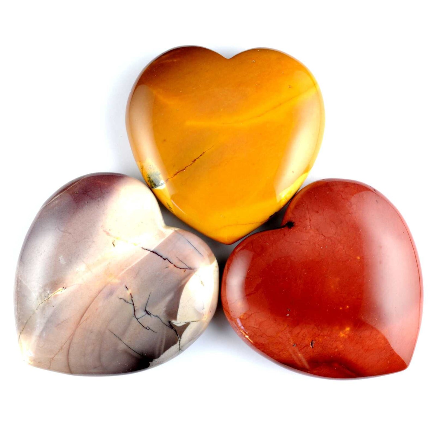 Mookaite Heart Carving [Extra Large]