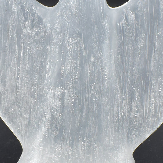 Selenite Angel Carving [Large]