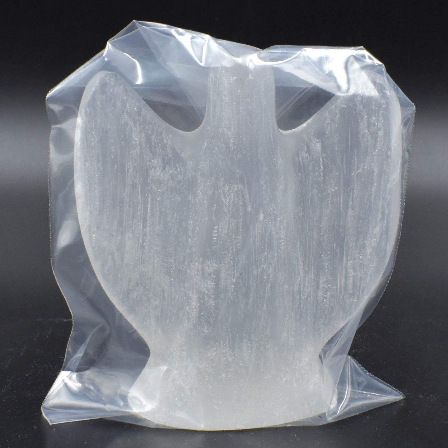 Selenite Angel Carving [Large]