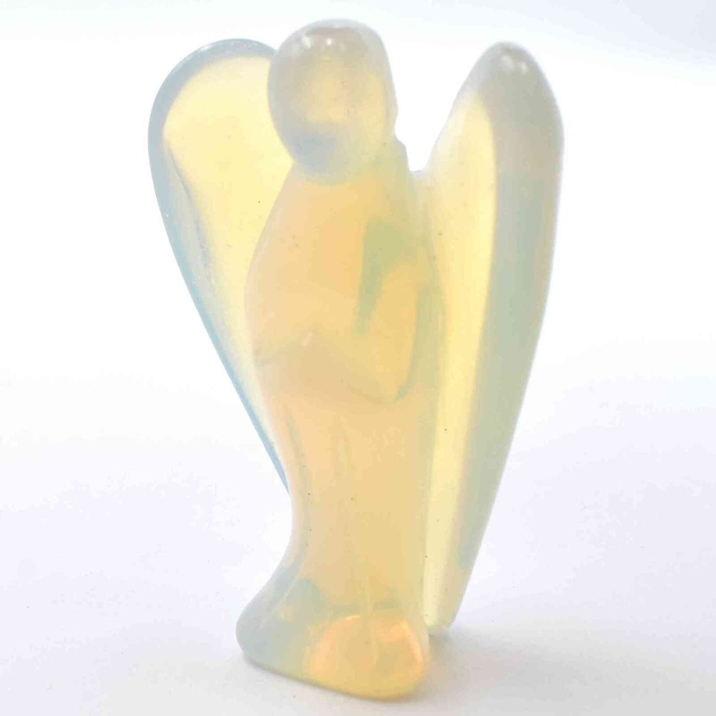 Opalite Angel Carving [Medium]