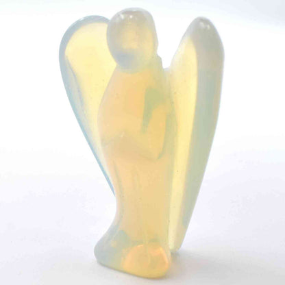 Opalite Angel Carving [Medium]