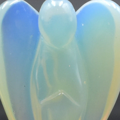 Opalite Angel Carving [Medium]