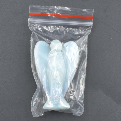 Opalite Angel Carving [Medium]