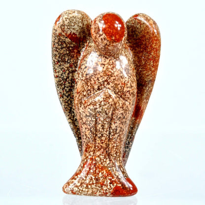 Rainbow Jasper Angel Carving [Medium]