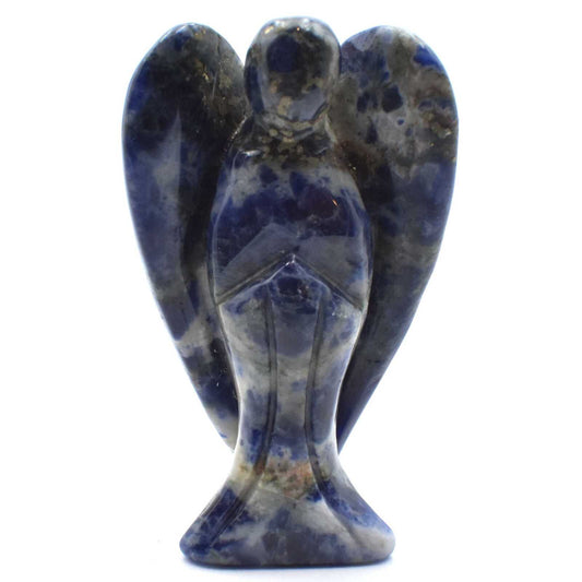 Sodalite Angel Carving [Medium]