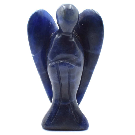 Sodalite Angel Carving [Medium]