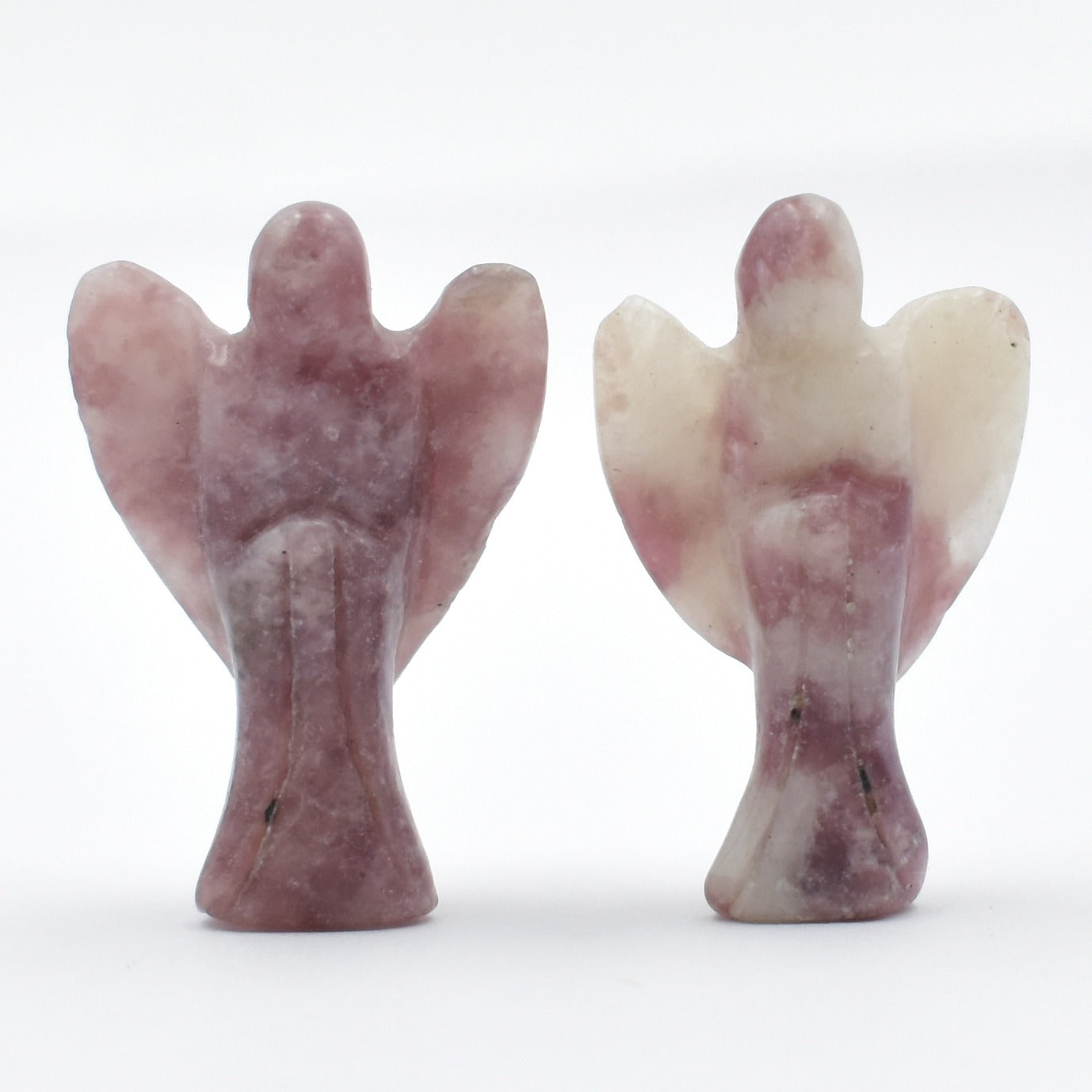 Pink Lepidolite Angel Carving [Mini]