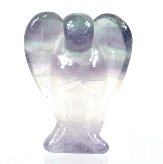 Rainbow Fluorite Angel Carving [Mini]