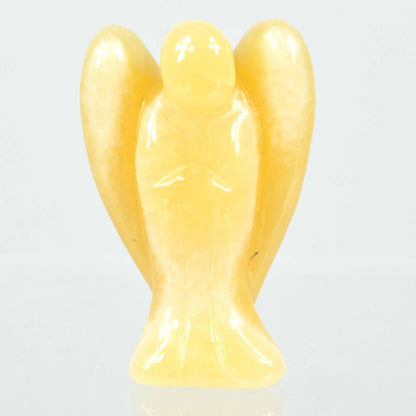 Orange Calcite Angel Carving [Small]