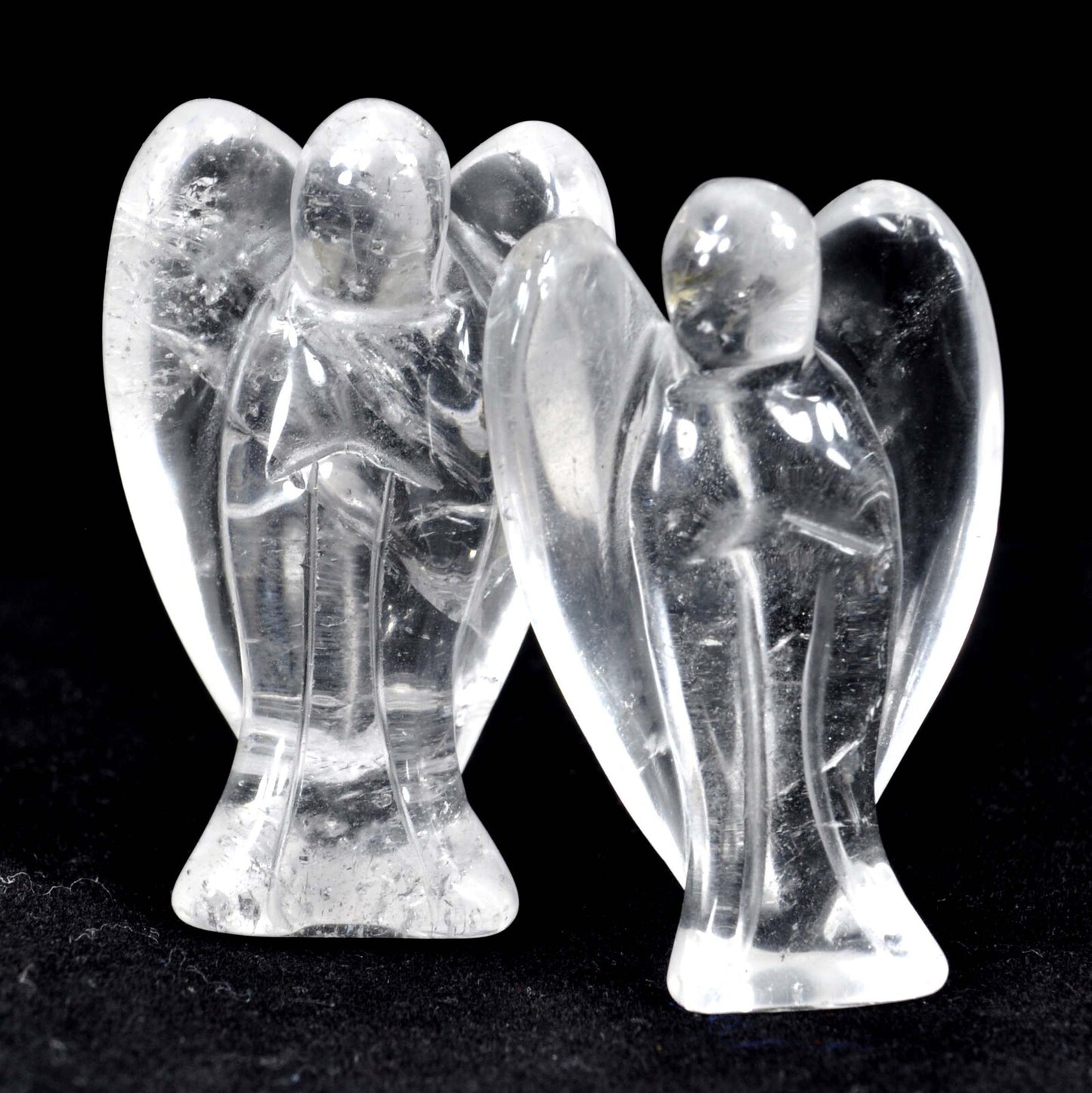 Clear Quartz Angel Carving [Small]