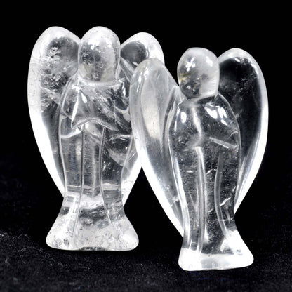 Clear Quartz Angel Carving [Small]