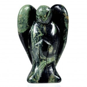 Kambaba Jasper Angel Carving [Small]