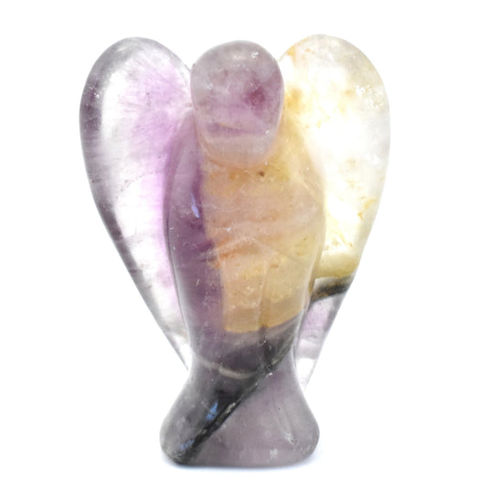 Light Purple Fluorite Angel Carving [Small]