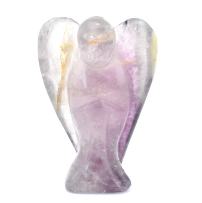 Light Purple Fluorite Angel Carving [Small]