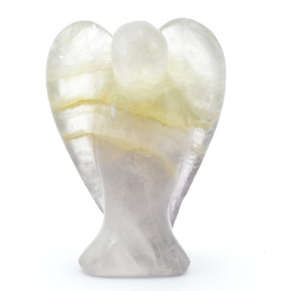 Light Purple Fluorite Angel Carving [Small]