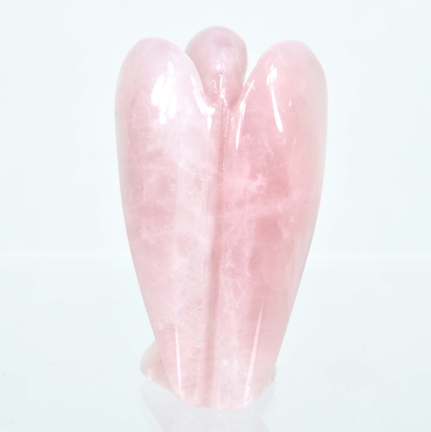 Rose Quartz Angel Carving [Small]