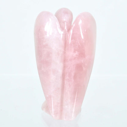 Rose Quartz Angel Carving [Small]