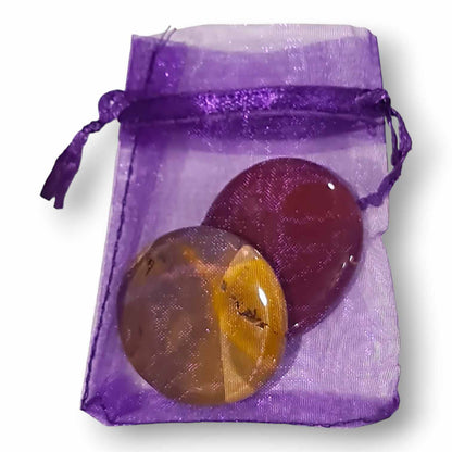 Blue Organza Jewellery Bags [25 pcs]
