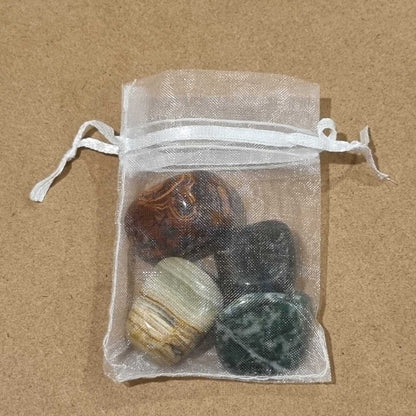 White Organza Jewellery Bags [25 pcs]