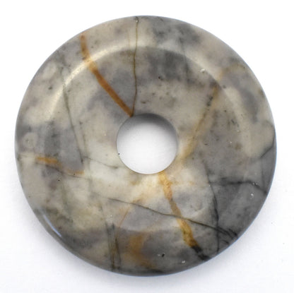Picasso Jasper Donut Pendant Carving