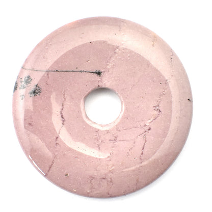 Red Mookaite Donut Pendant Carving
