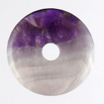 Chevron Amethyst Donut Pendant Carving