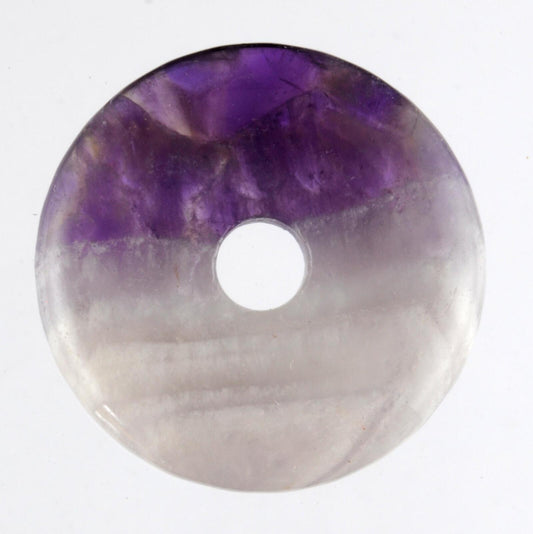 Chevron Amethyst Donut Pendant Carving
