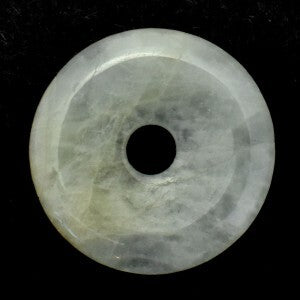Aquamarine Donut Pendant Carving