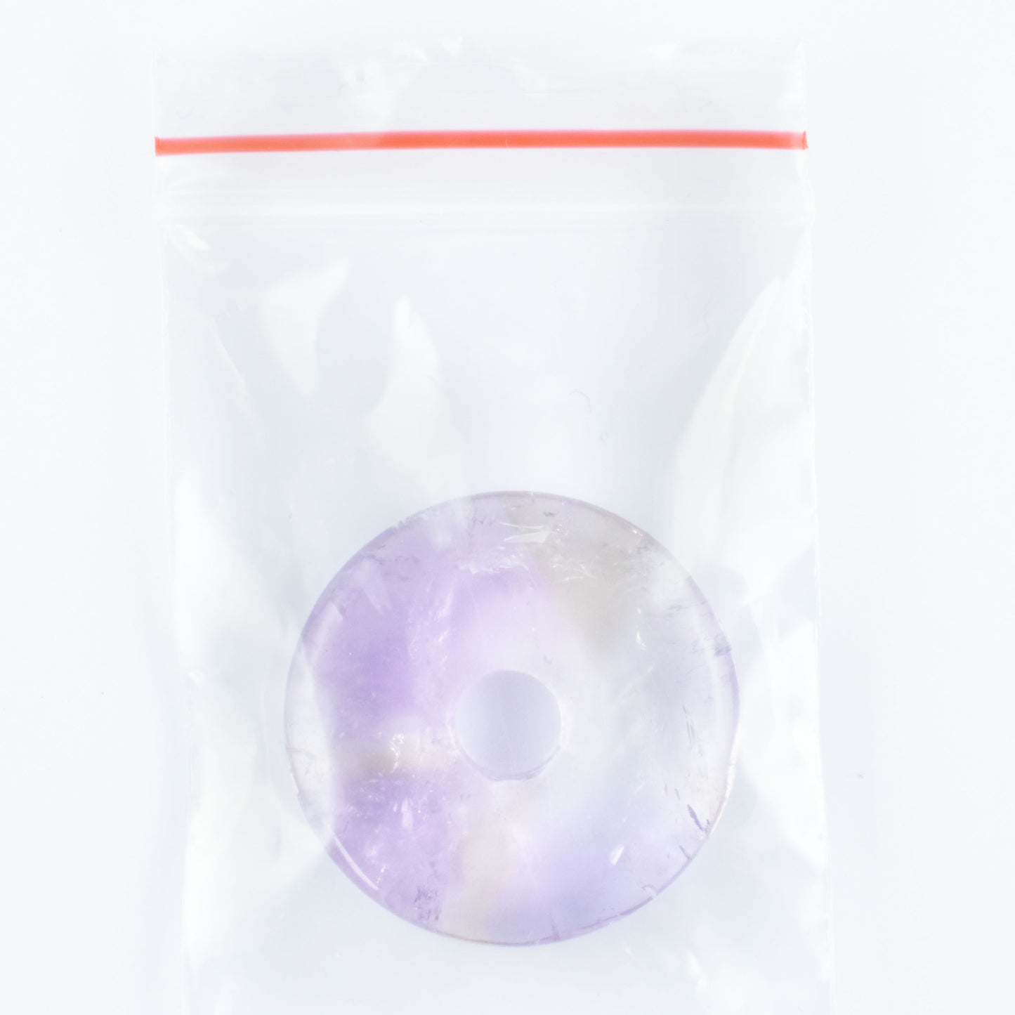 Ametrine Donut Pendant Carving