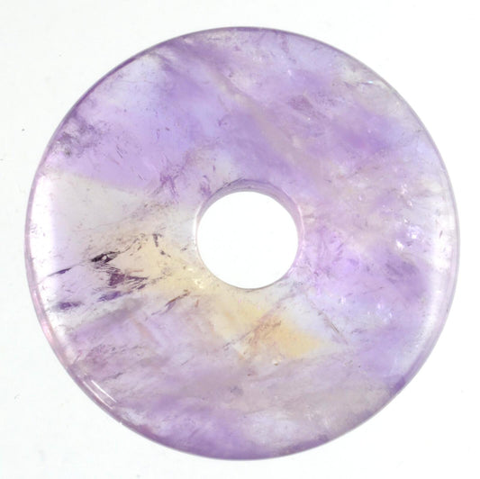 Ametrine Donut Pendant Carving