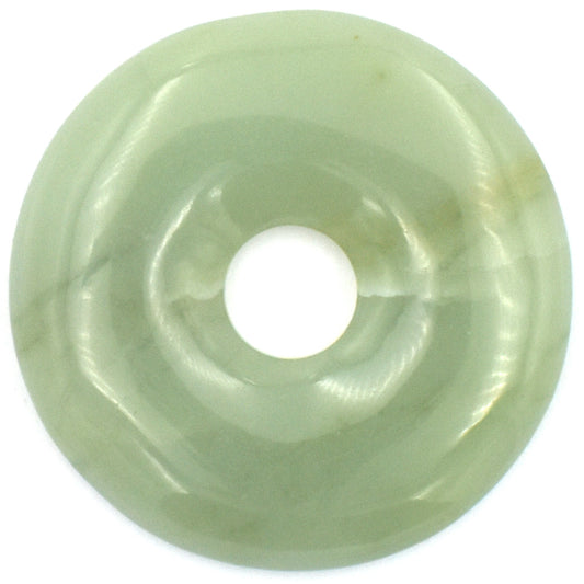 New Jade Donut Pendant Carving