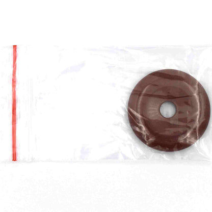 Red Jasper Donut Pendant Carving