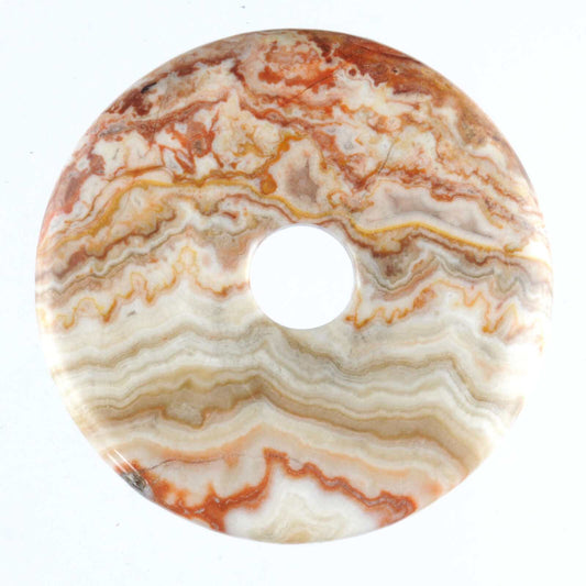 Rosetta Jasper Donut Pendant Carving [Large]
