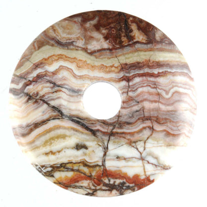 Rosetta Jasper Donut Pendant Carving [Large]